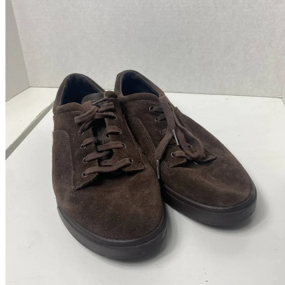 UGG Men's Dark Brown Suede Lace Up Casual Sneaker Size 9 - Picture 5 of 7